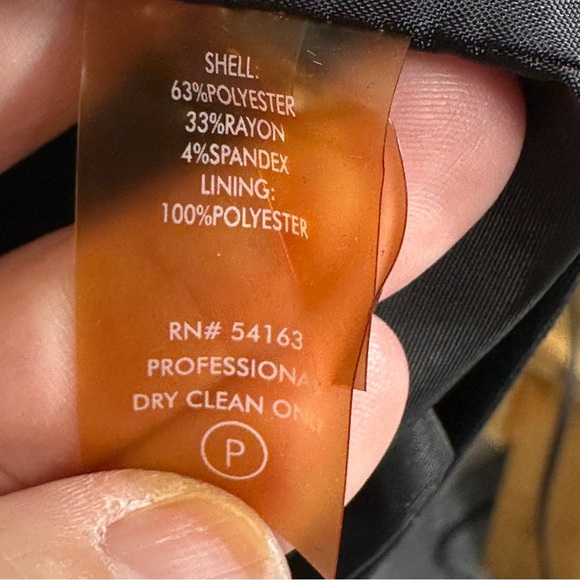 Calvin Klein dress, size 10, asymmetrical ruffle, lined, fitted, date night, LBD - Picture 8 of 14